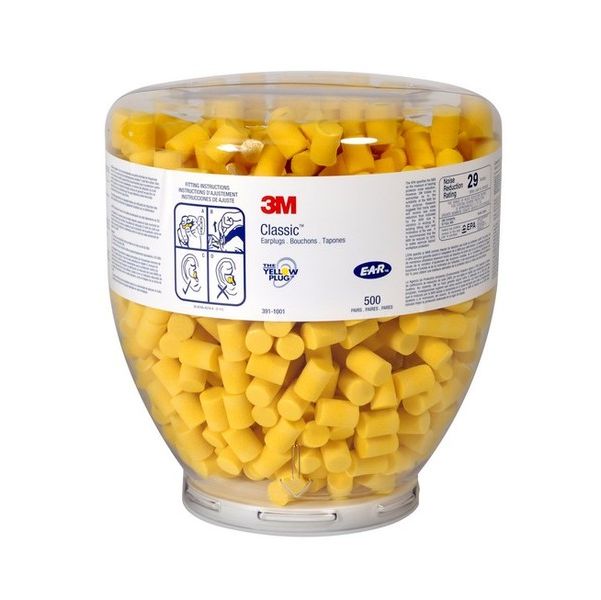 3M™ PD01001 EAR™ Classic™ Earplugs, 28 dB, Refill Bottle