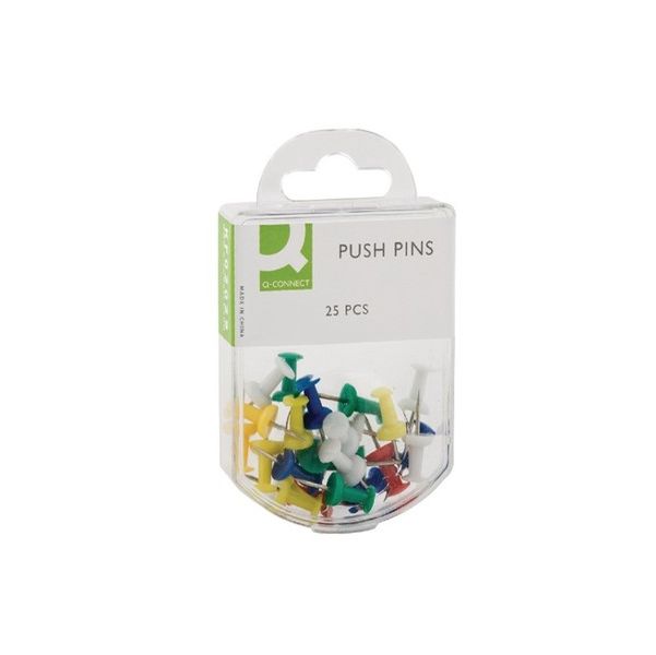 Q-Connect® Push Pins, Pack of 25