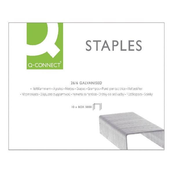 Q-Connect® 26/6 Staples