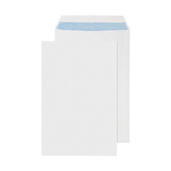 Q-Connect® Self Seal Envelopes, 90gsm, White, C4, Pack of 250