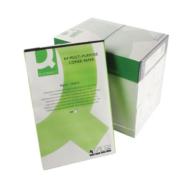 Q-Connect® KF01087 White 80gsm Copier Paper, A4