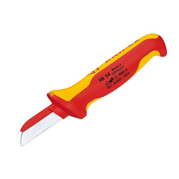 Knipex Cable Knife VDE Insulated (back of Blade Insulated)