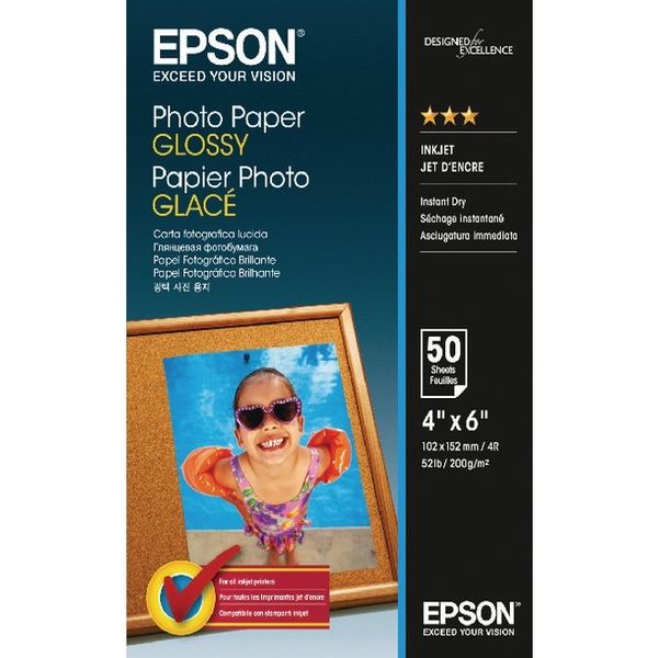 Epson Photo Paper Glossy 10x15cm 200gsm