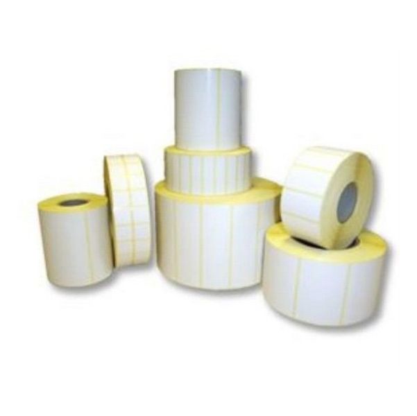 Self Adhesive White Labels, Semi-Gloss, 76x76mm, 2500 Labels
