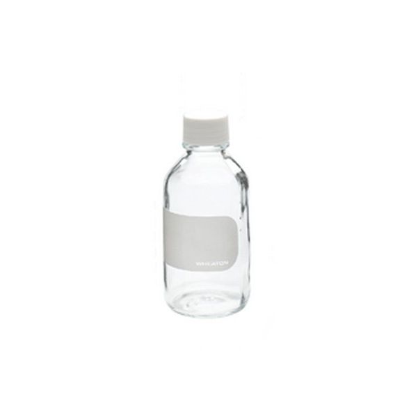 Reagent Bottle with 33-430 Solid Polypropylene PTFE Lined Screw Cap, 55mm x 120Mm