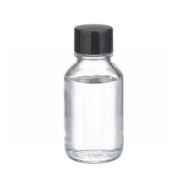 Media Bottle Clear, Non-Graduated with 33-430 Solid Phenolic Polyethylene Lined Cap, Not Au