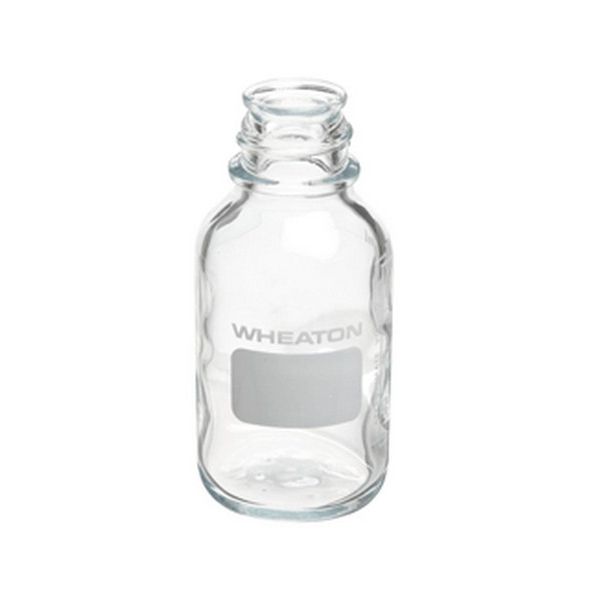 Safety Coated Bottle, Media/Reagent Style Glass Without 33-430 Screw Cap, Purchase Cap Sep