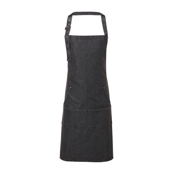 Jeans Stitch Bib Apron