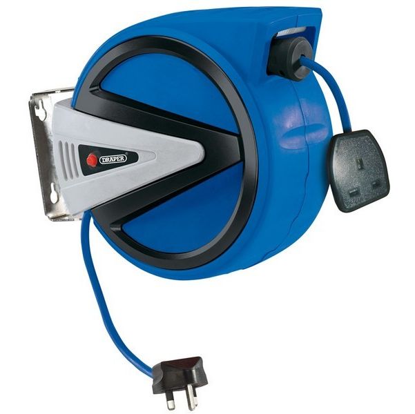 Draper® 230V Retractable Electric Cable Reel, 10m