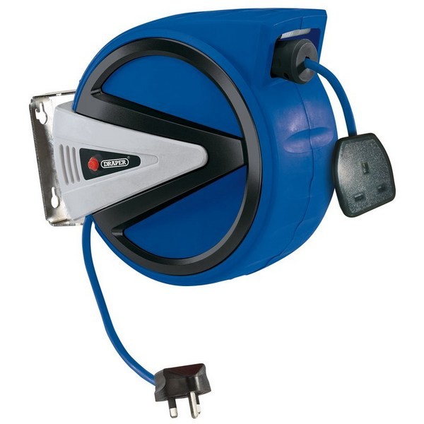 Draper® 230V Retractable Electric Cable Reel, 20m