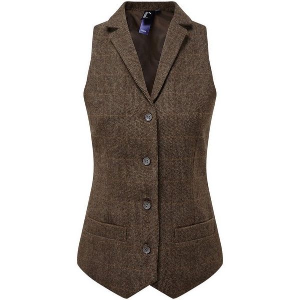 Premier™ Womens' Herringbone Waistcoat