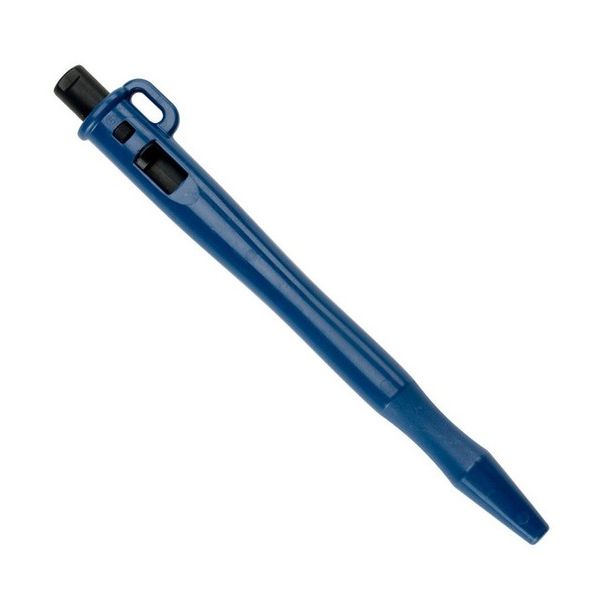 Retractable Detectable Pen with Lanyard Standard, Black Ink