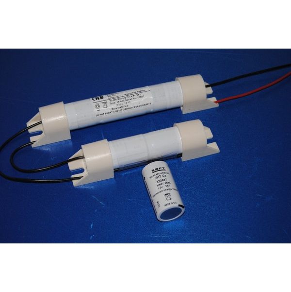 Battery 2 + 3 Sub‑C NiCd Twin Stick with AMP Connector