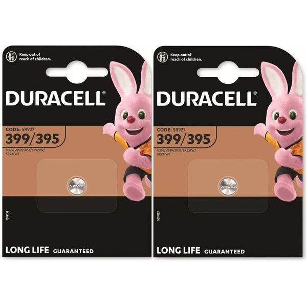 Duracell® 399/395 SR927 with Silver Oxide, Pack of 2