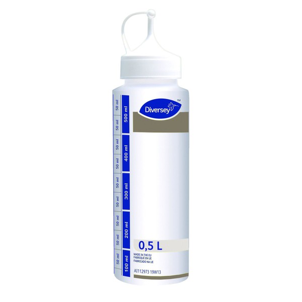 Diversey™ Empty 500ml Dosing Bottle With White Standard Cap
